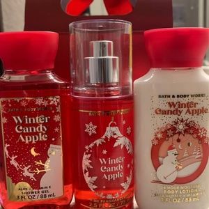 winter candy apple set